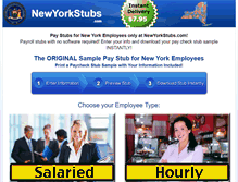 Tablet Screenshot of newyorkstubs.com